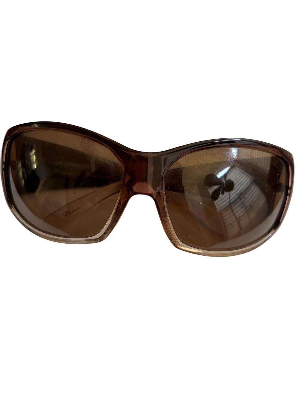 Y2K Pepper's Bombshell Polarized Sunglasses Marilyn Festival 64-15-115 Brown